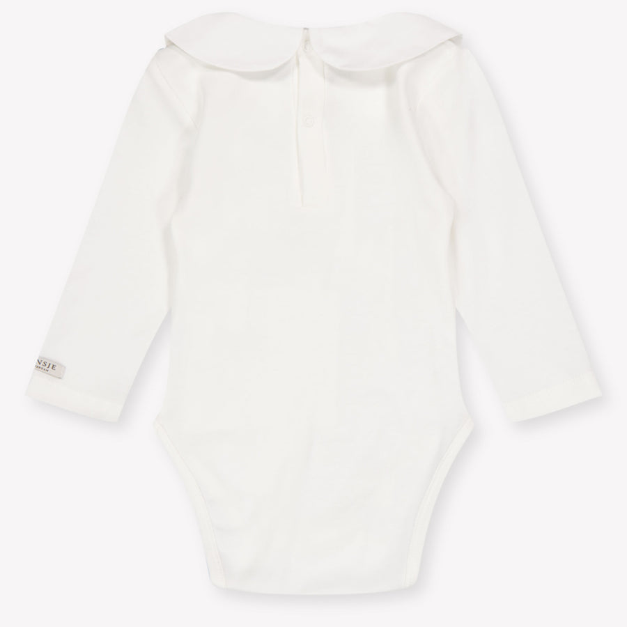 Donsje Amsterdam Baby Unisex Rompertje In Off White