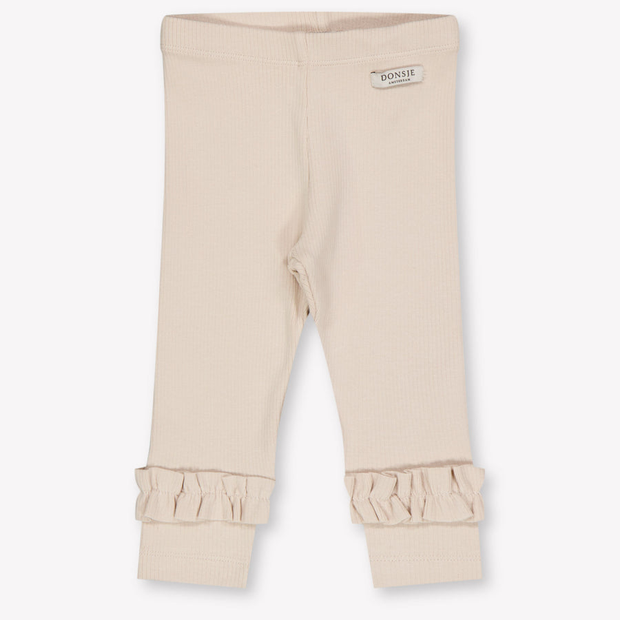 Donsje Amsterdam Baby Girls Legging in Beige