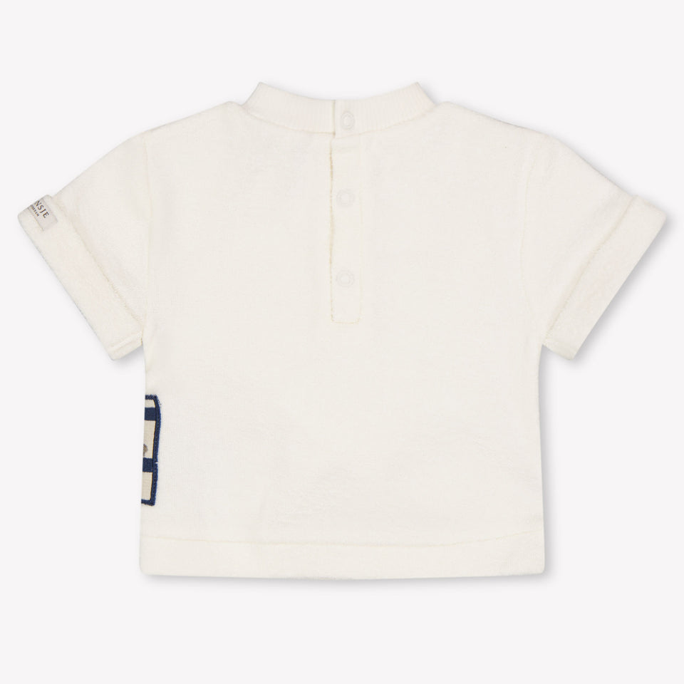 Donsje Amsterdam Baby Boys T-Shirt In OffWhite