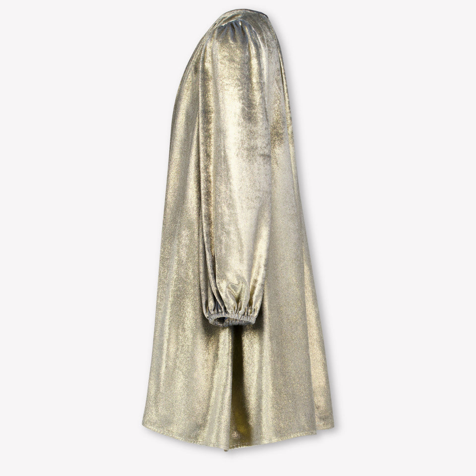 Dolce & Gabbana Kinder Meisjes Jurk In Goud