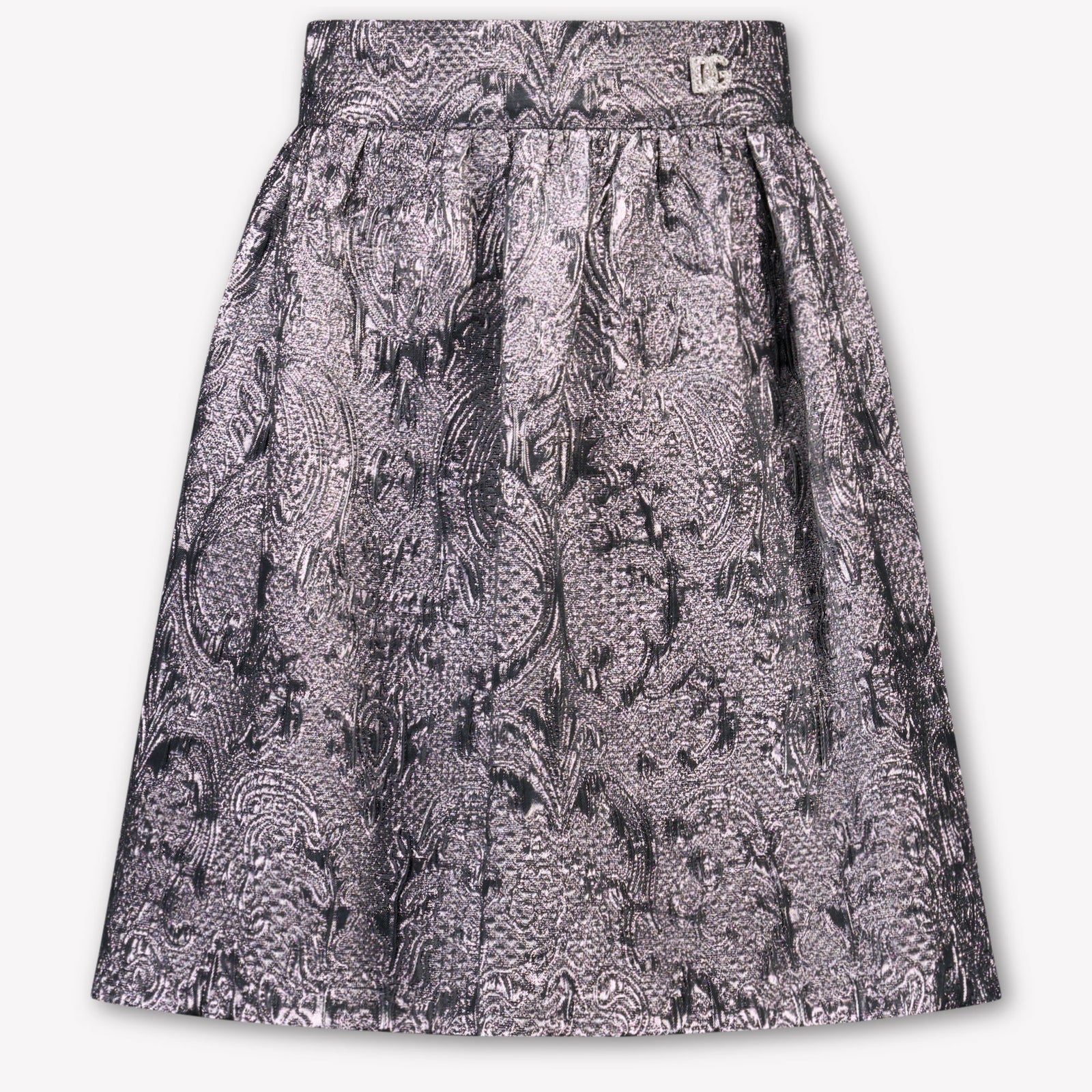 Dolce & Gabbana Kids Girls Skirt In Silver