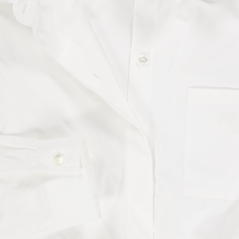 Fendi Kinder Meisjes Jurk In Beige