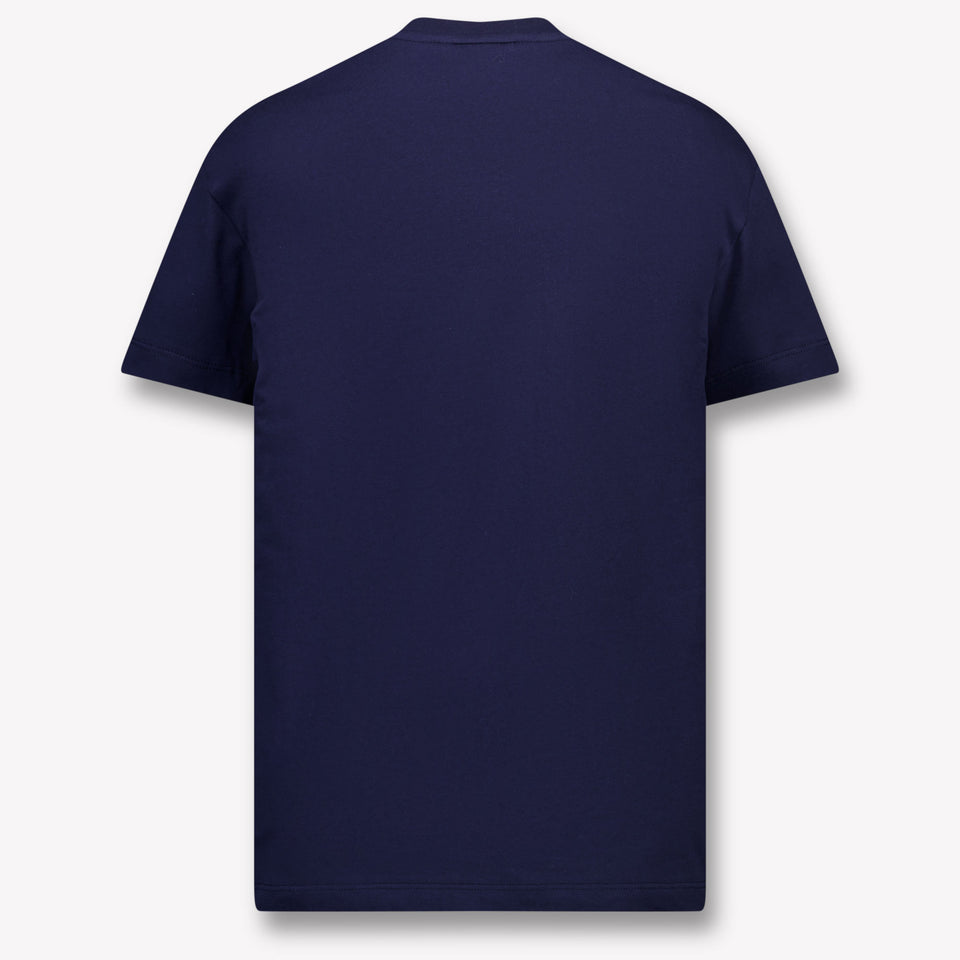 Fendi Kids Boys T-Shirt In Navy