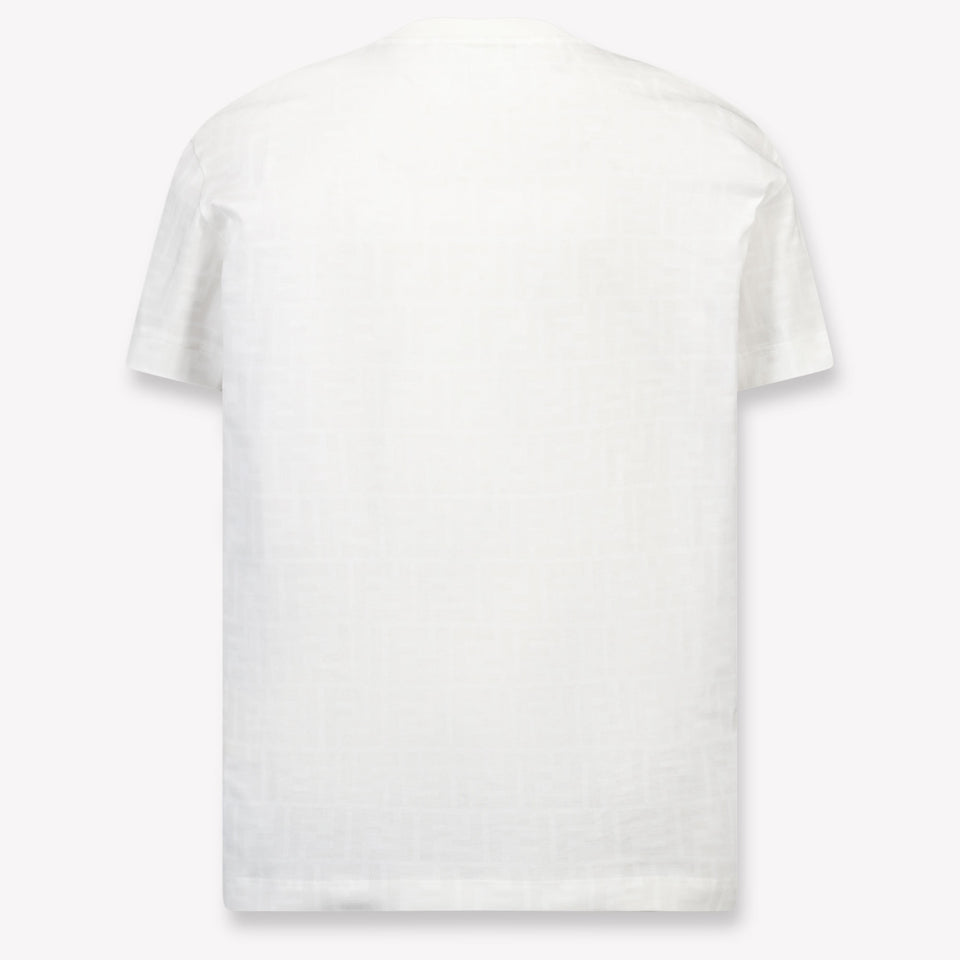 Fendi Kids Boys T-Shirt In White