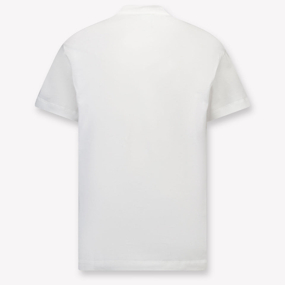 Fendi Kinder Jongens T-Shirt In Wit