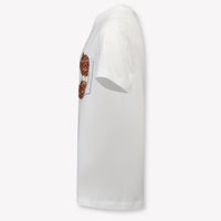 Fendi Kinder Jongens T-Shirt In Wit