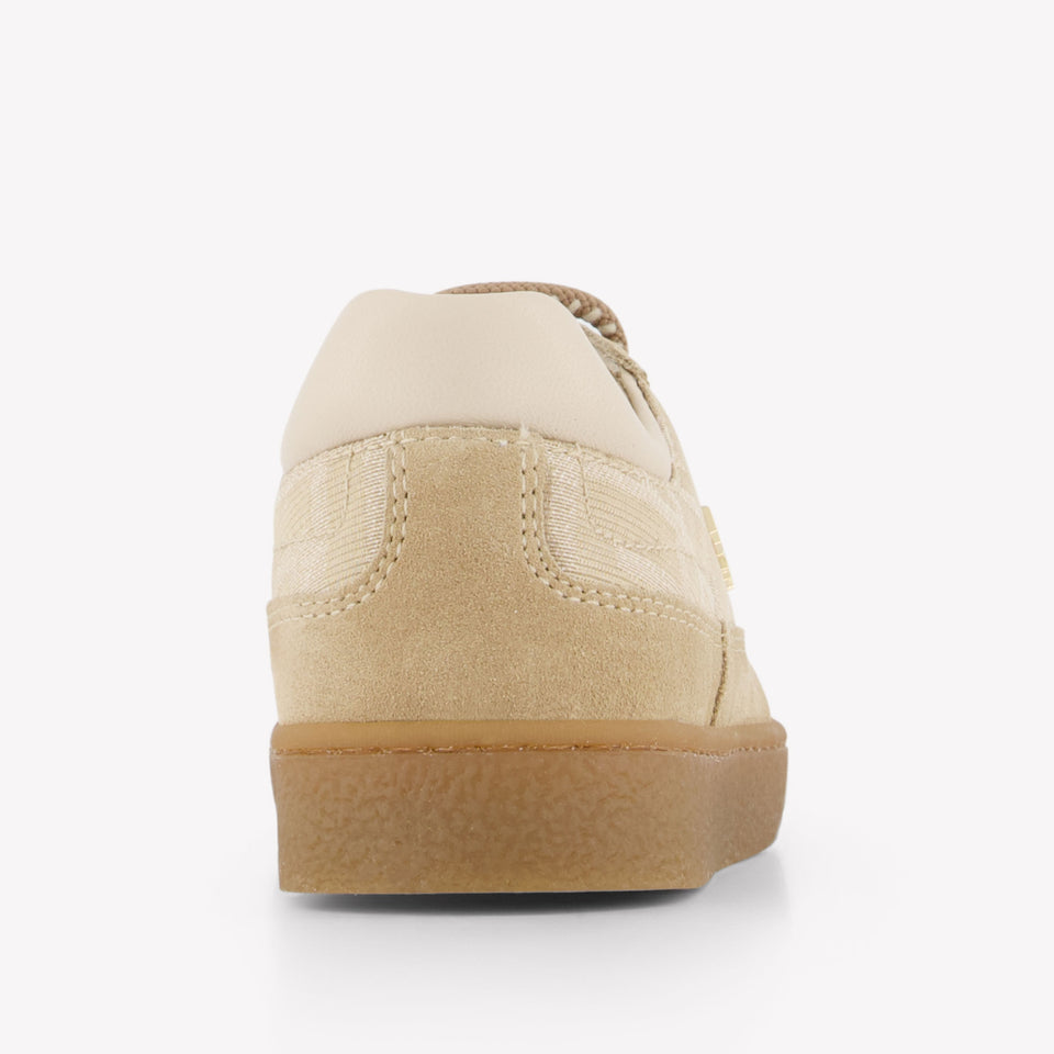 Fendi Unisex Sneakers In Beige