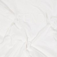 Fendi Kinder Unisex T-Shirt In Wit