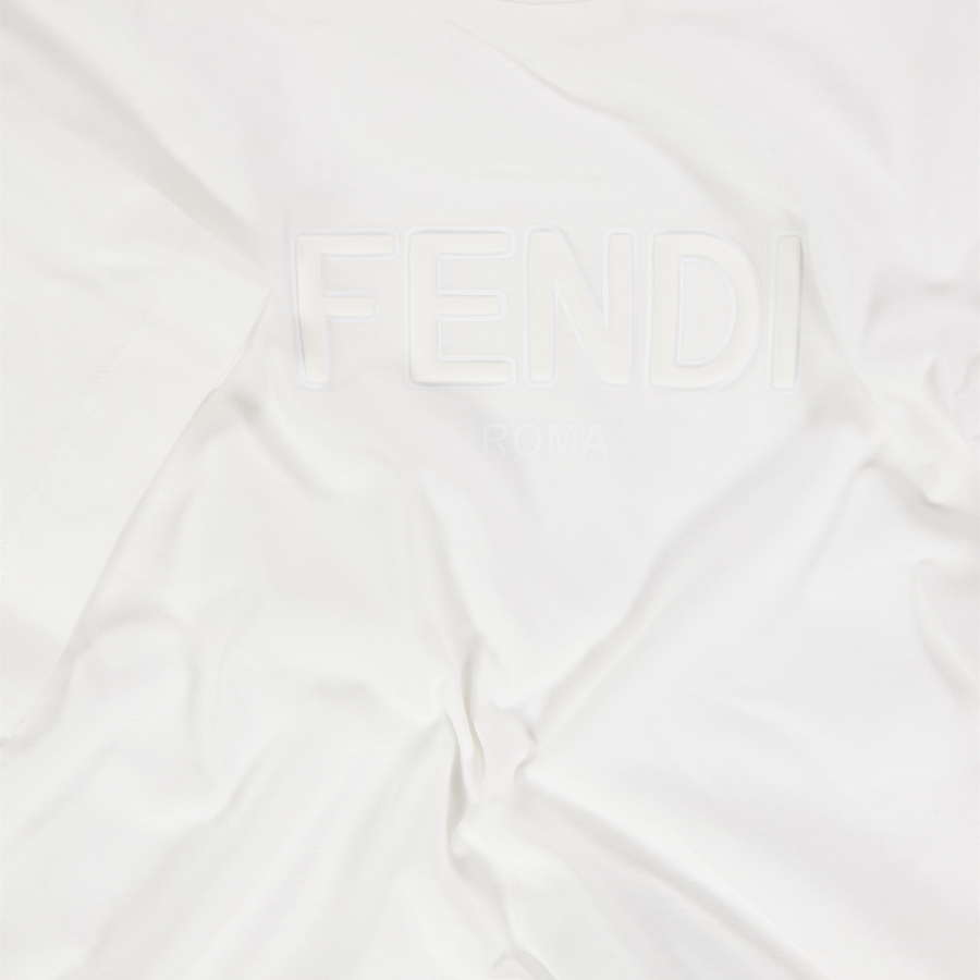 Fendi Kinder Unisex T-Shirt In Wit