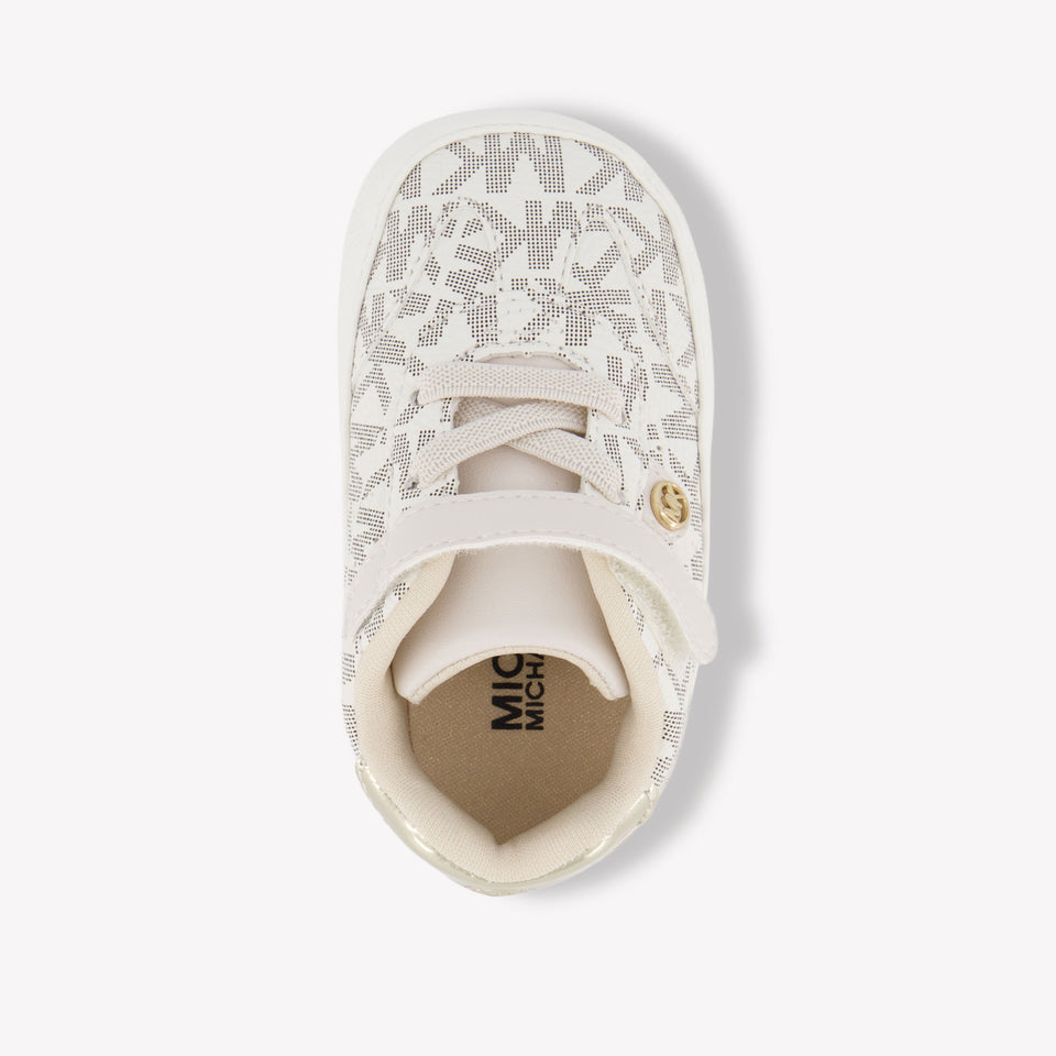Michael Kors BABY SCOTTY Baby Girls Sneakers In OffWhite