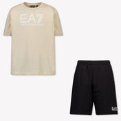 EA7 Kinder Jongens Setje In Beige