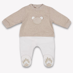 First Baby Jongens Boxpakje In Beige