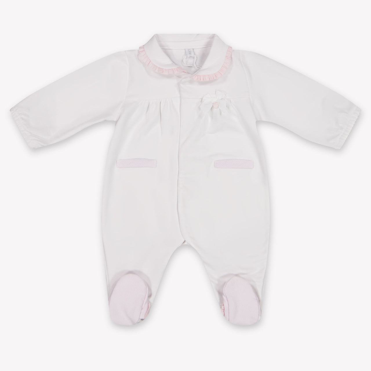 First Baby Meisjes Boxpakje In Wit