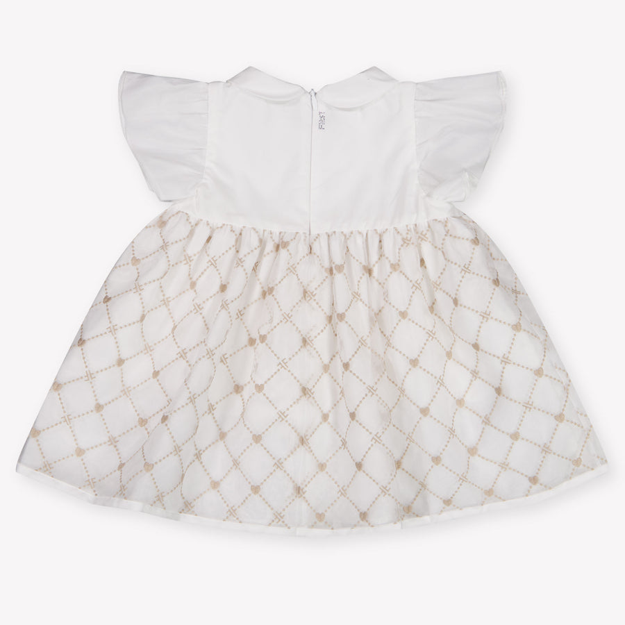 First Baby Meisjes Jurk In Wit