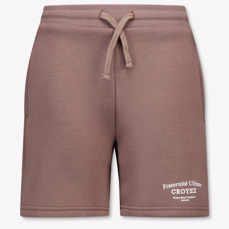 Croyez Kinder Jongens Shorts In Bruin