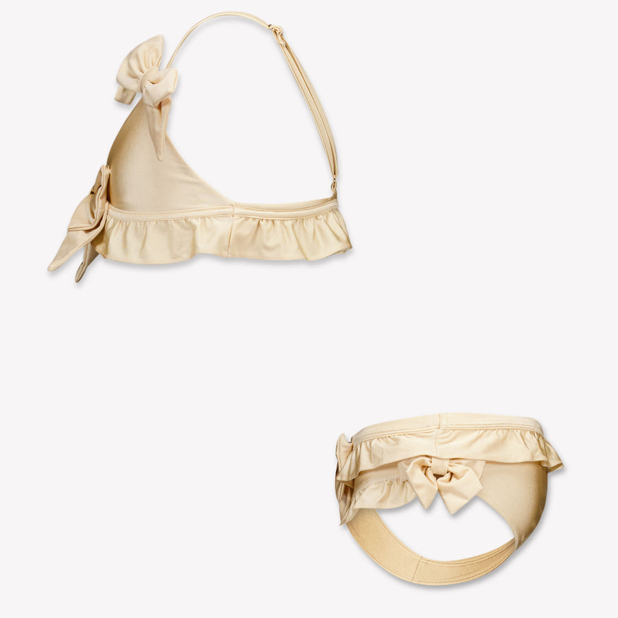 Luvbug Kids Girls Swimwear In Beige