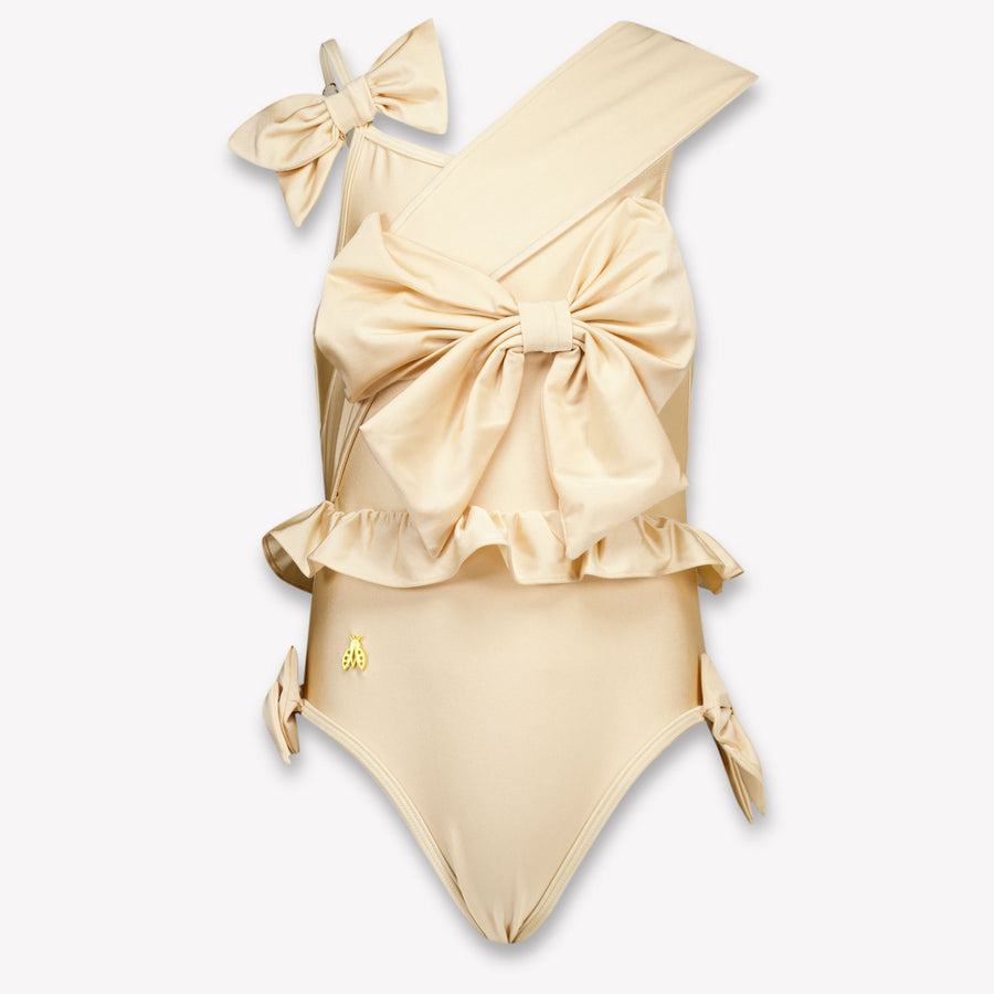 Luvbug Girls Swimwear in Beige