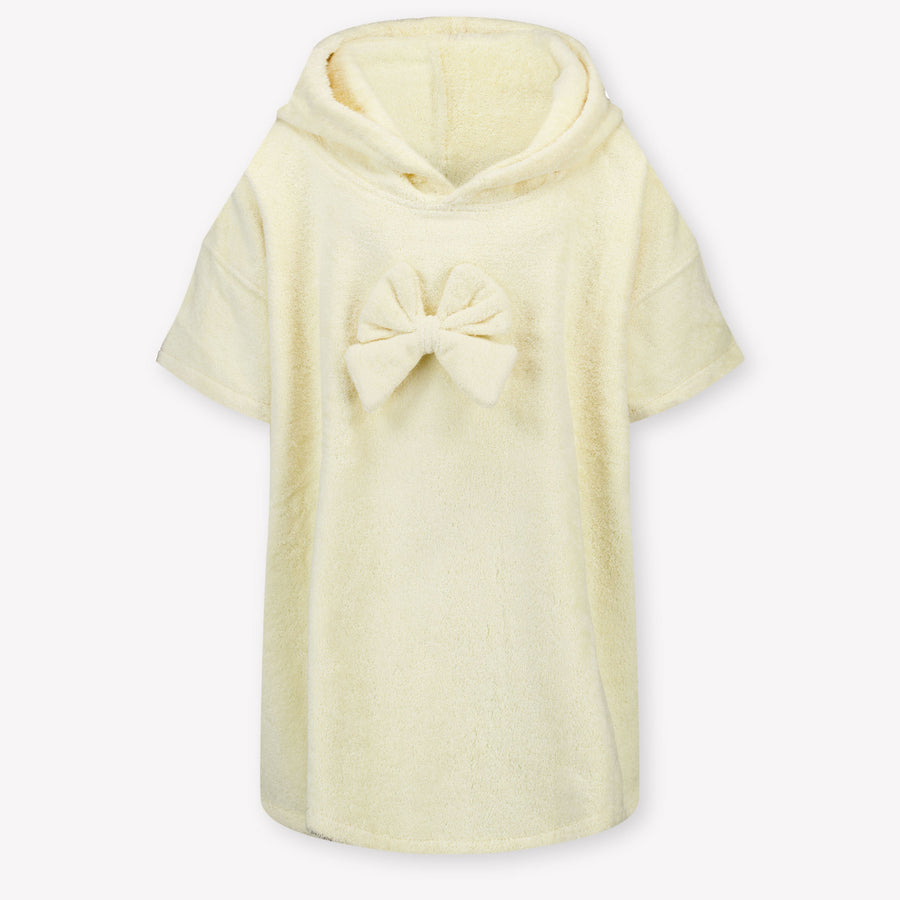 Luvbug Girls Poncho in Off-White