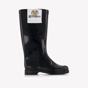 Moschino Girls Boots In Black