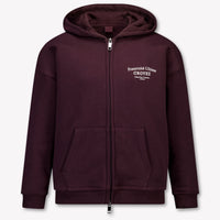 Croyez Kinder Jongens Vest In Bordeaux