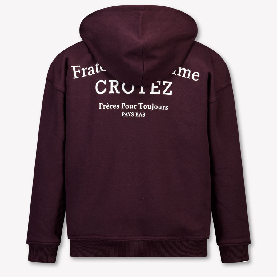 Croyez Kinder Jongens Vest In Bordeaux