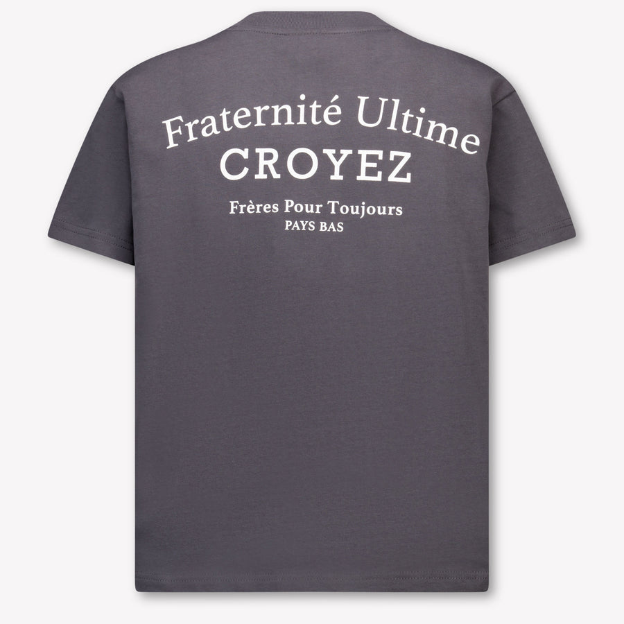 Croyez Kids Boys T-Shirt In Anthracite