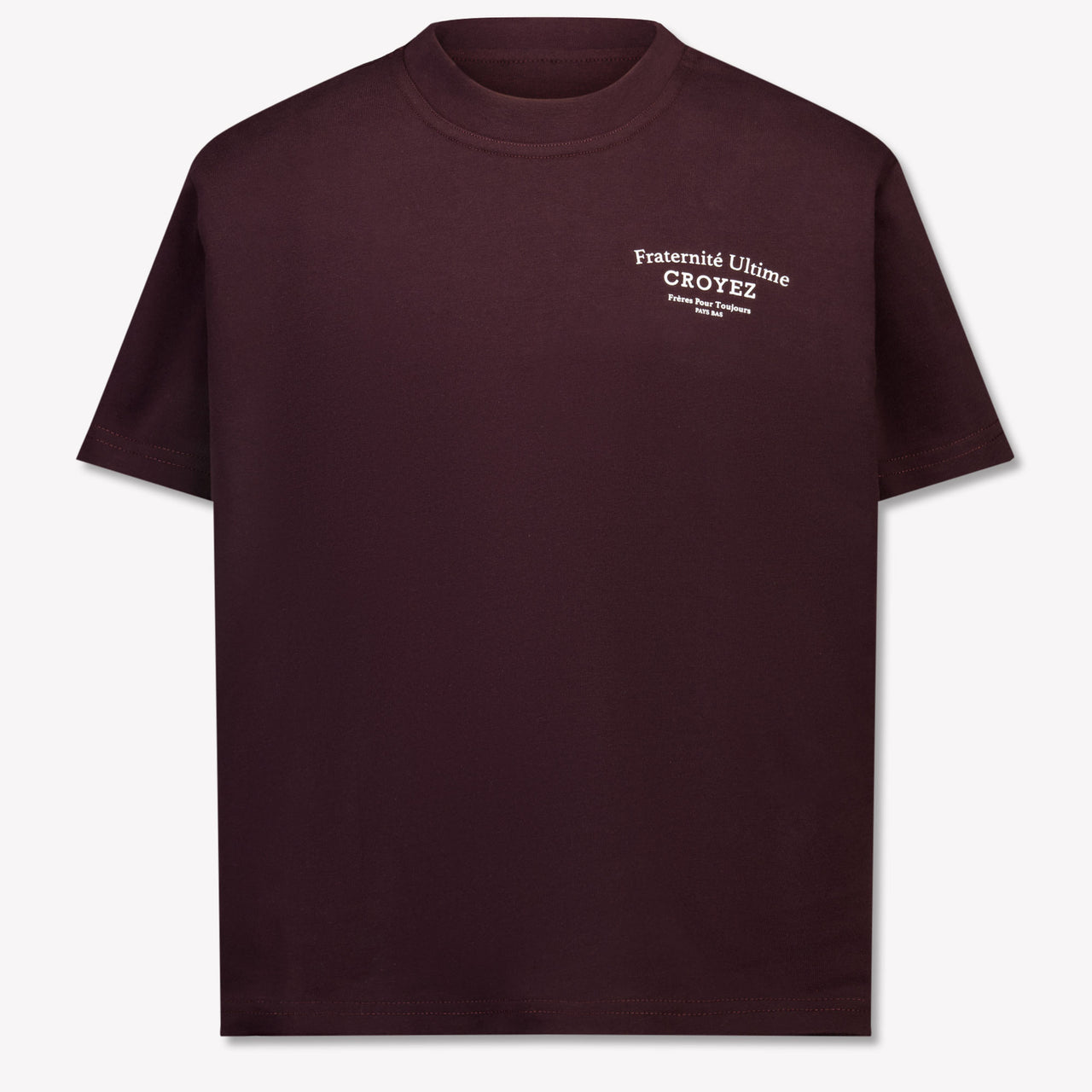 Croyez Kinder Jongens T-Shirt In Bordeaux