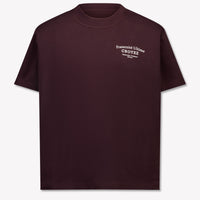 Croyez Kinder Jongens T-Shirt In Bordeaux