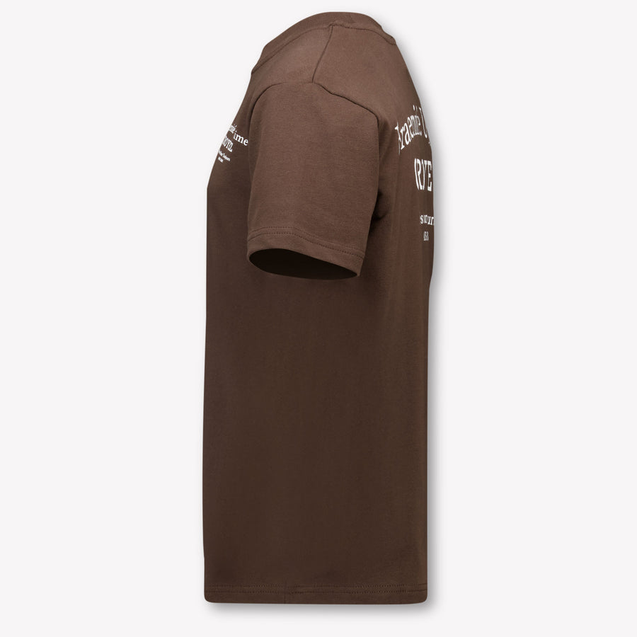 Croyez Kids Boys T-Shirt In Dark Brown