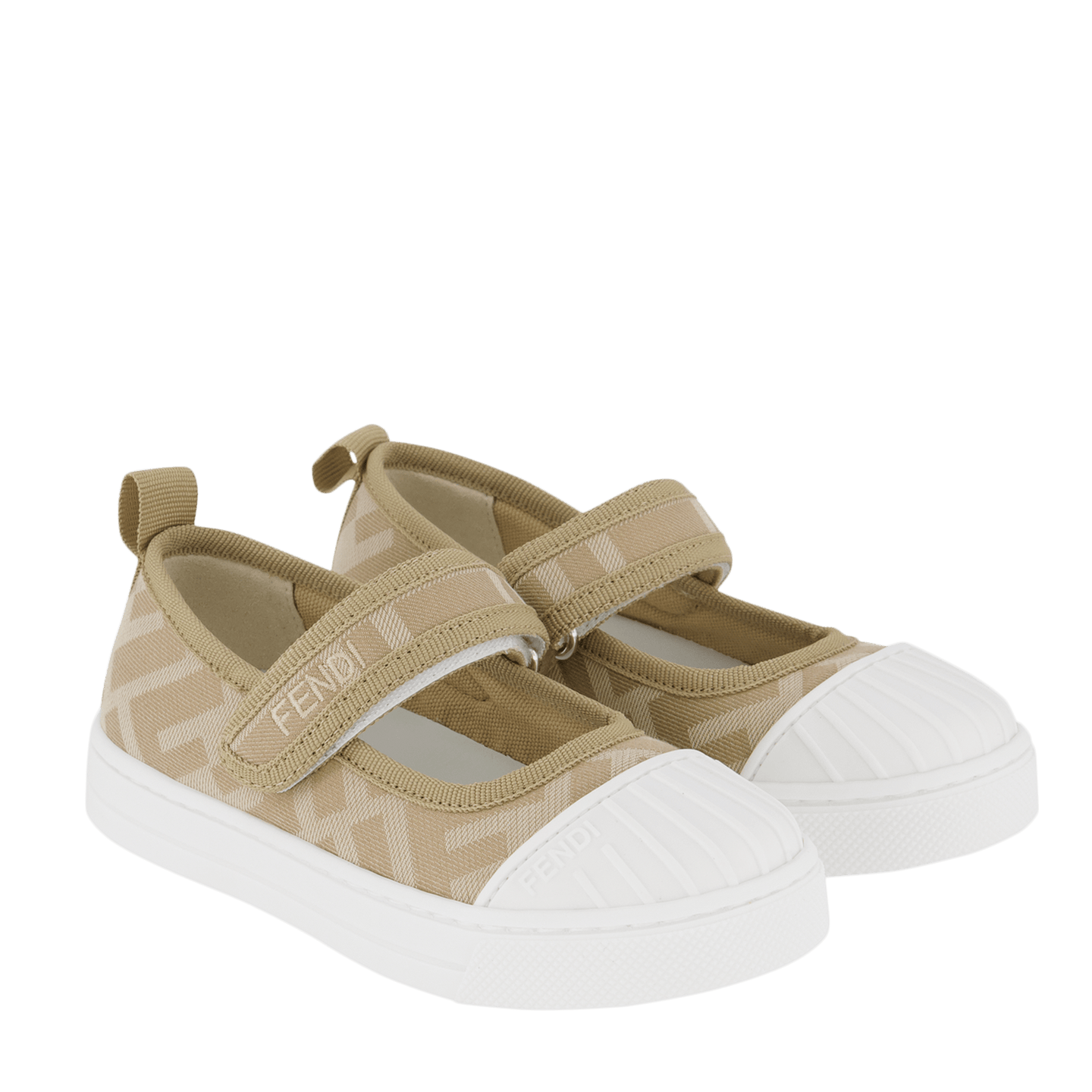 Fendi Kinder Meisjes Schoenen Licht Beige 19