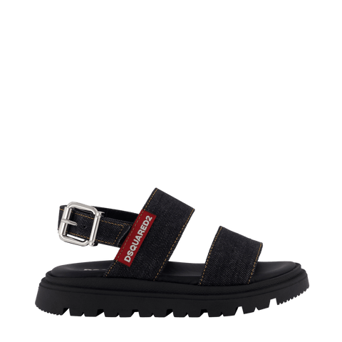 Dsquared2 Kinder Meisjes Sandalen Zwart 27