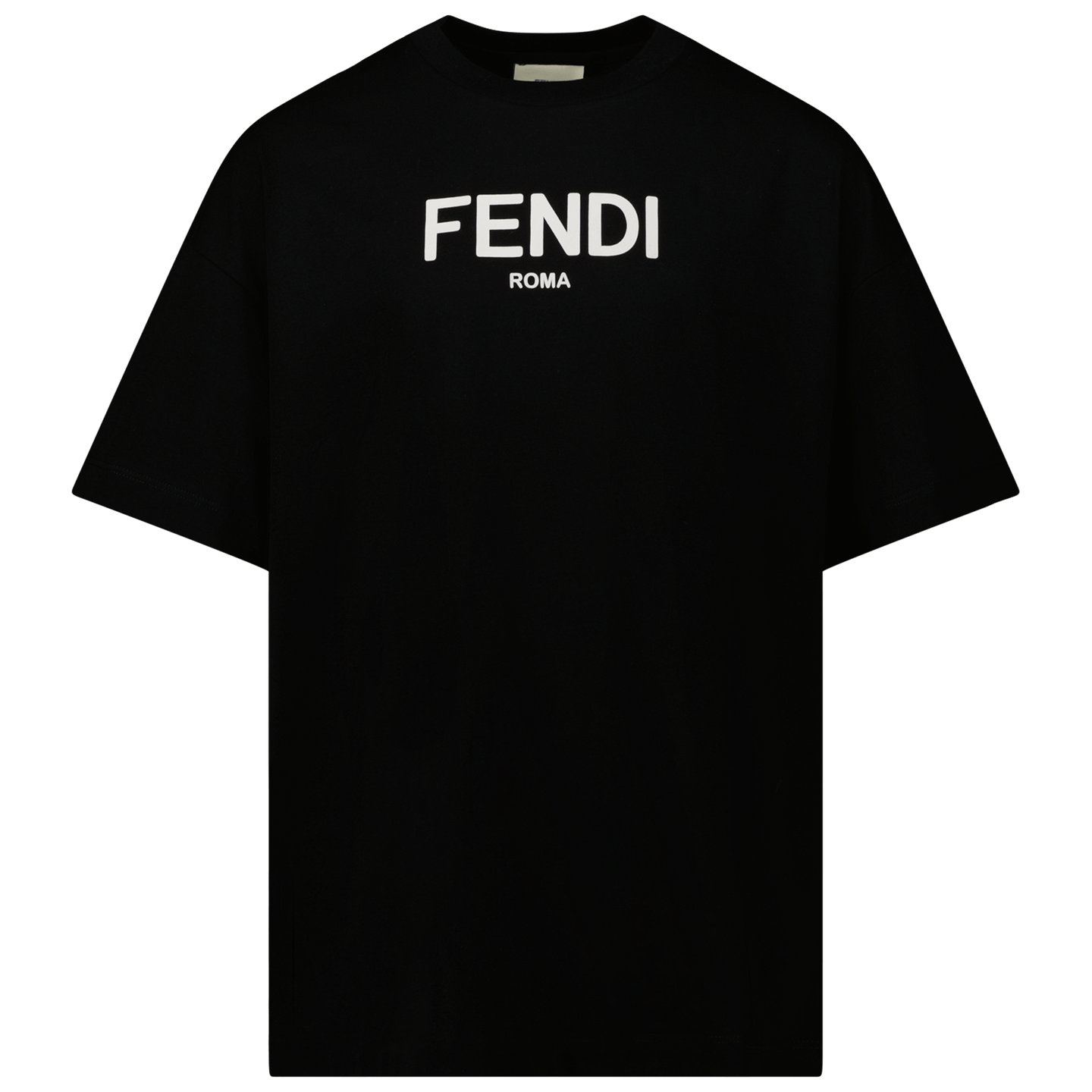 Fendi Kinder Unisex T-Shirt Zwart 3Y