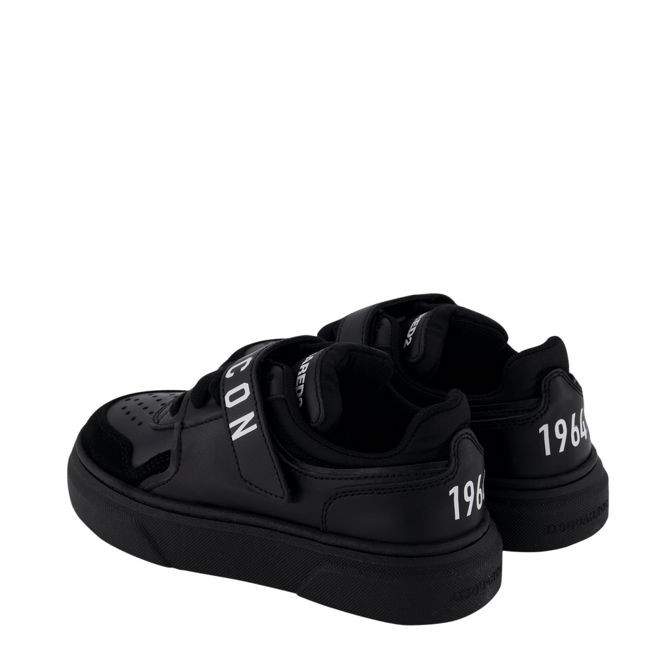 Dsquared2 Kinder Jongens Sneakers Zwart