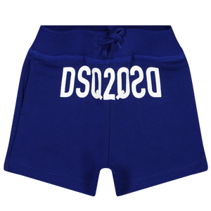 Dsquared2 Baby Jongens Shorts Donker Blauw 3 mnd