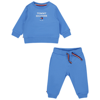 Tommy Hilfiger Baby Unisex Joggingpak Blauw 62