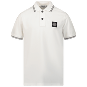 Stone Island Children's Boys Polo OffWhite