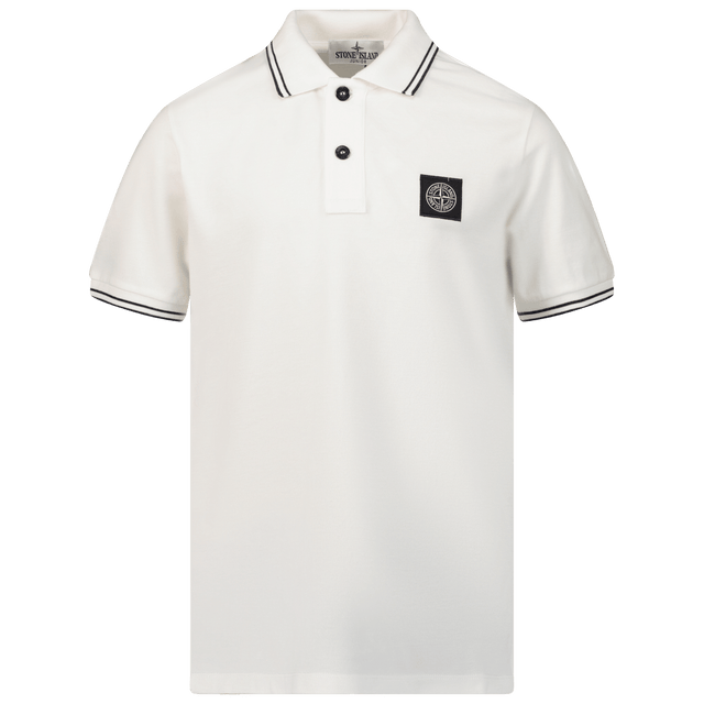 Stone Island Kinder Jongens Polo Off White 2Y