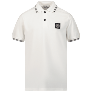 Stone Island Kinder Jongens Polo Off White 2Y