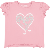 Guess Baby Girls T-Shirt Light Pink