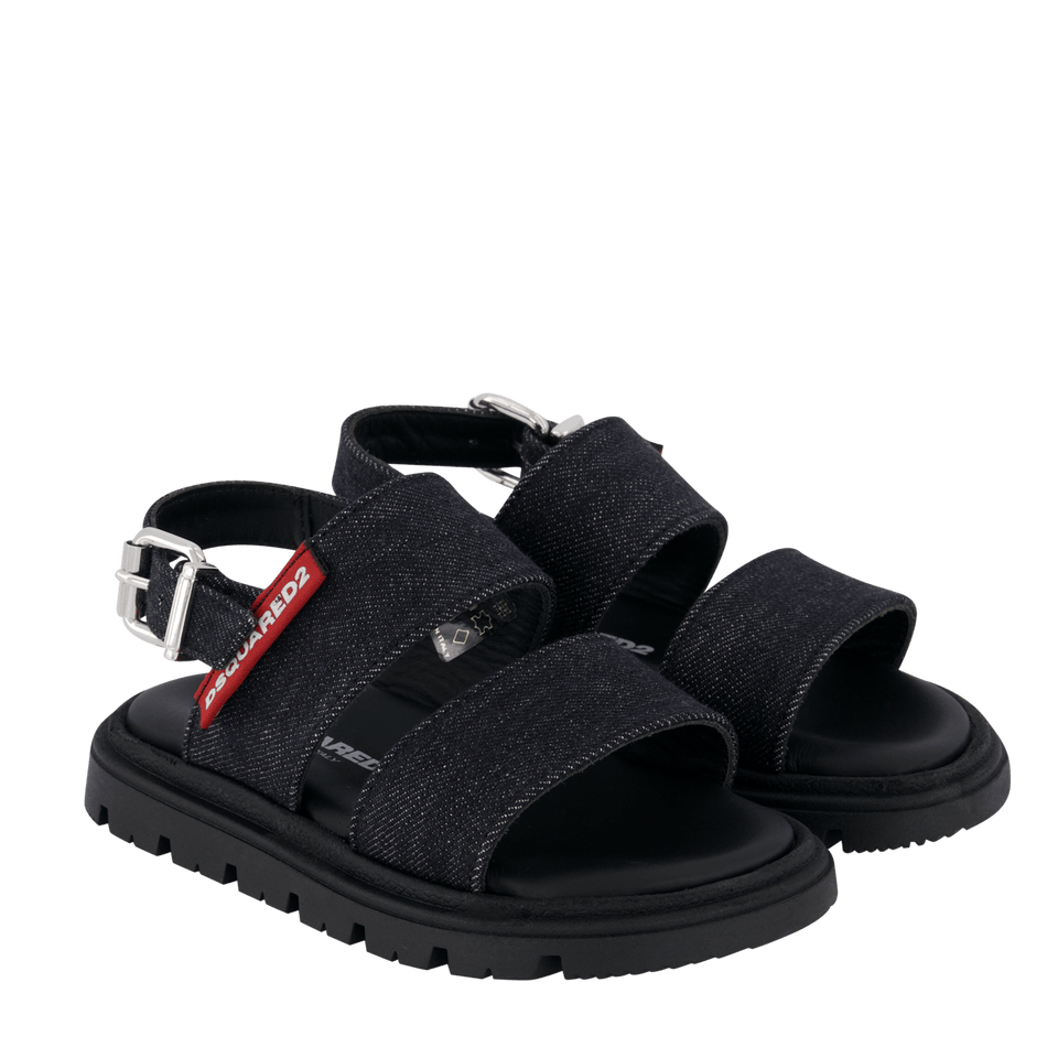 Dsquared2 Kinder Meisjes Sandalen Zwart