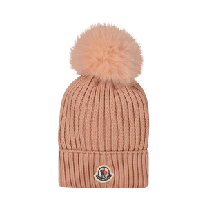 Moncler Kinder Meisjes Muts Licht Roze s