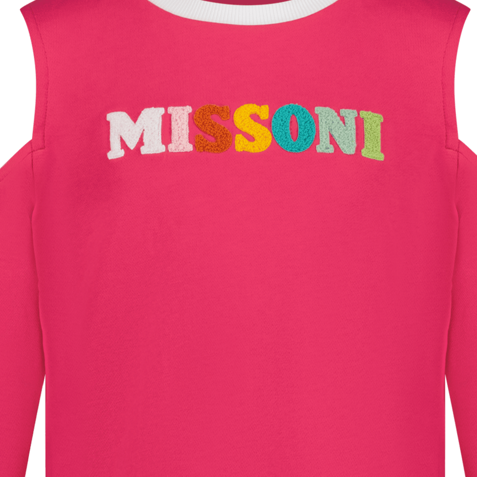 Missoni Kinder Meisjes Trui Fuchsia