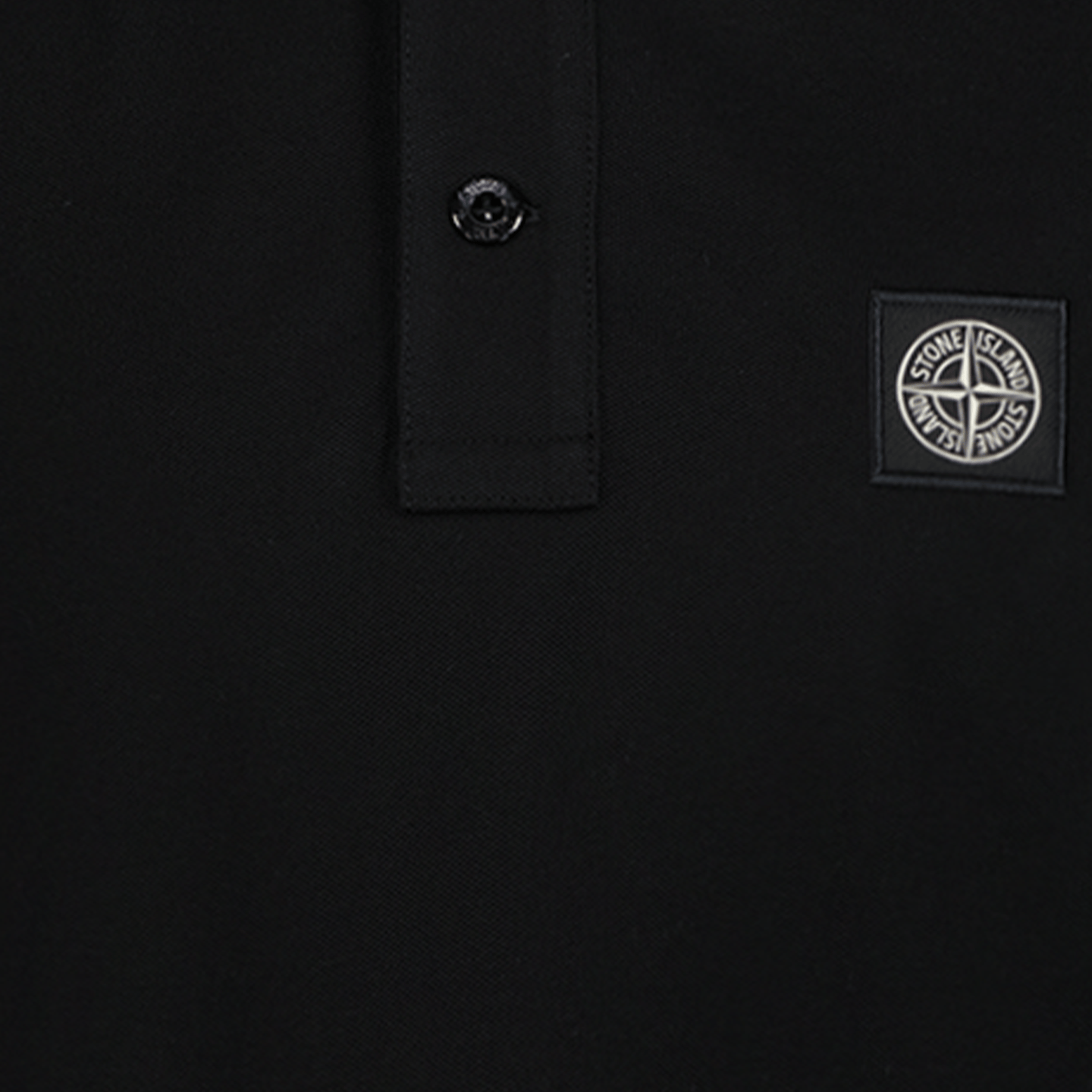 Stone Island Kinder Jongens Polo Zwart 2Y