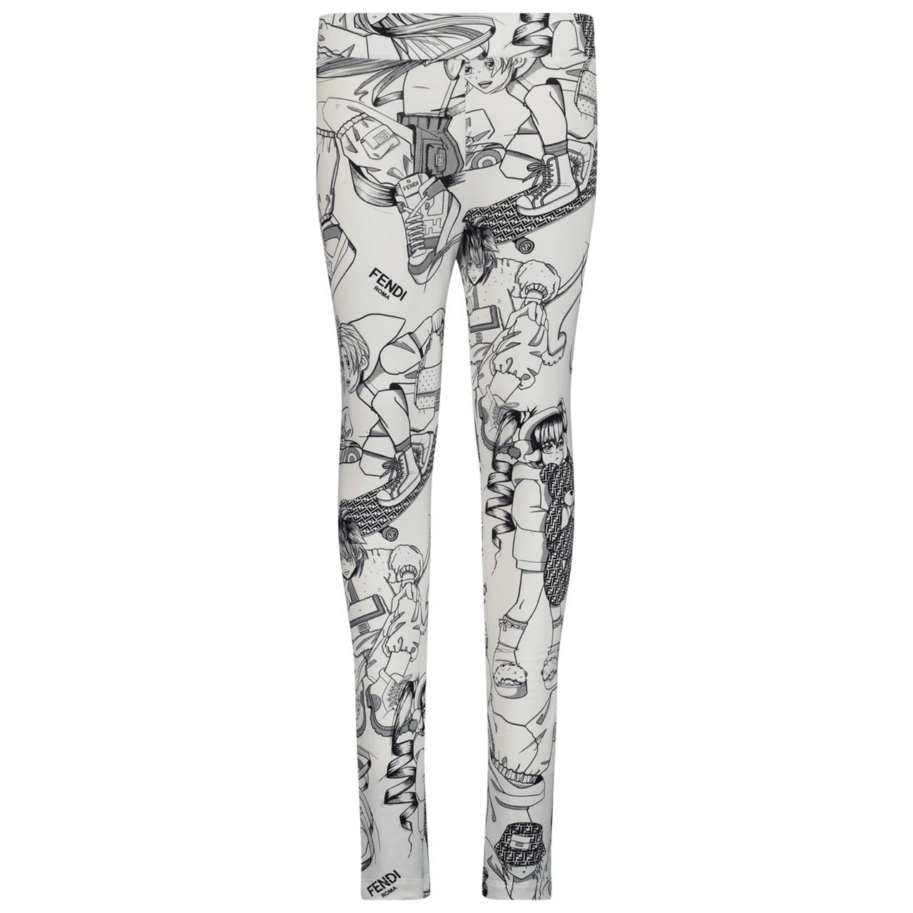 Fendi Kinder Meisjes Leggings Wit 4Y
