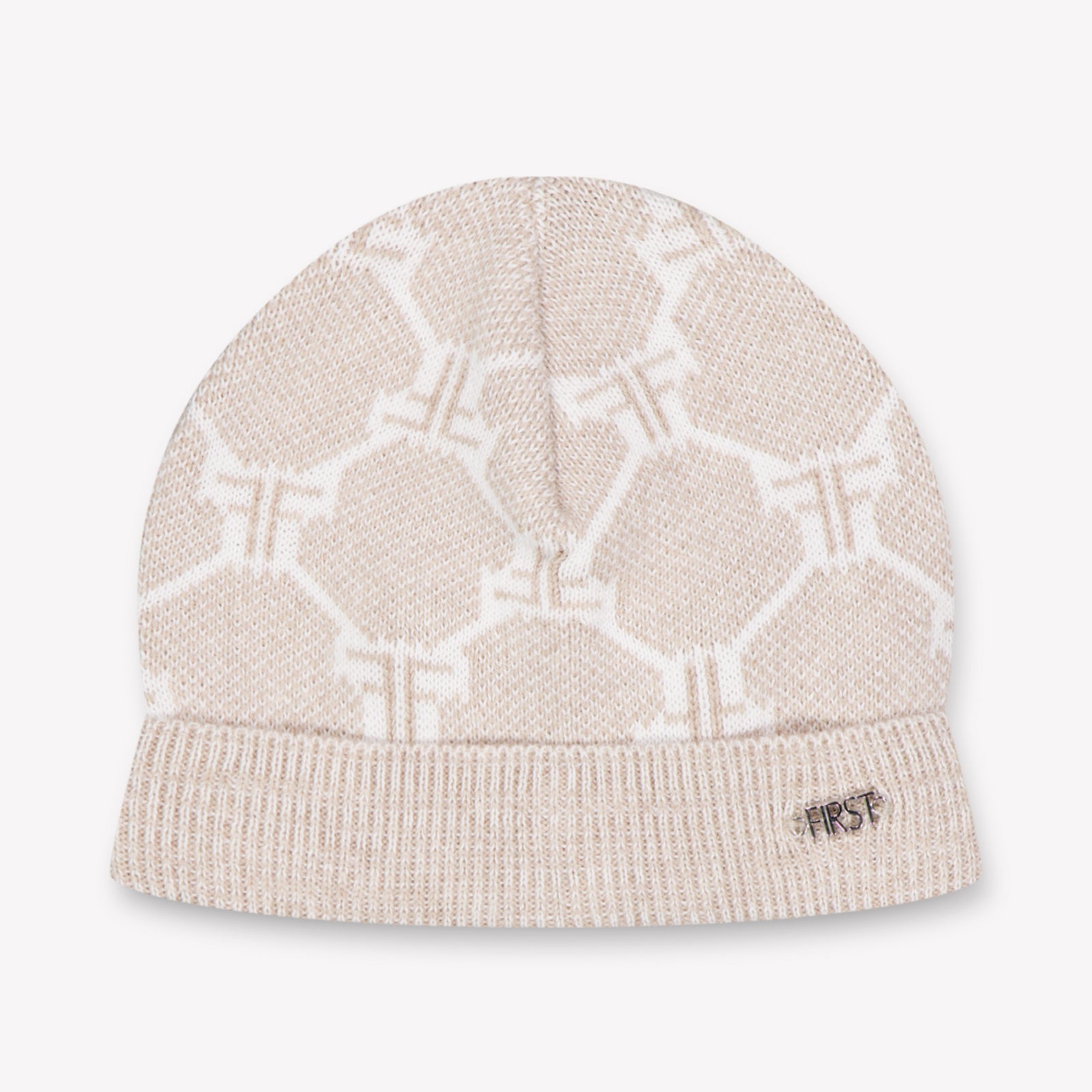 First Baby Boys Hat In Beige