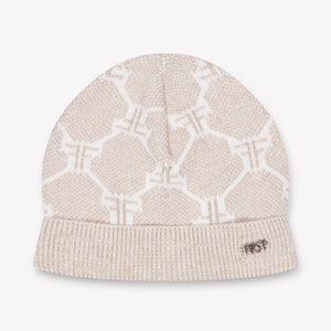 First Baby Jongens Muts In Beige