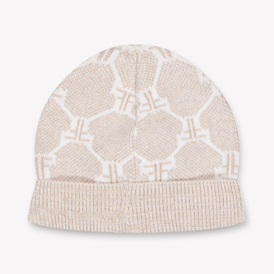 First Baby Jongens Muts In Beige