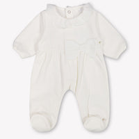 First Baby Meisjes Boxpakje In Off White