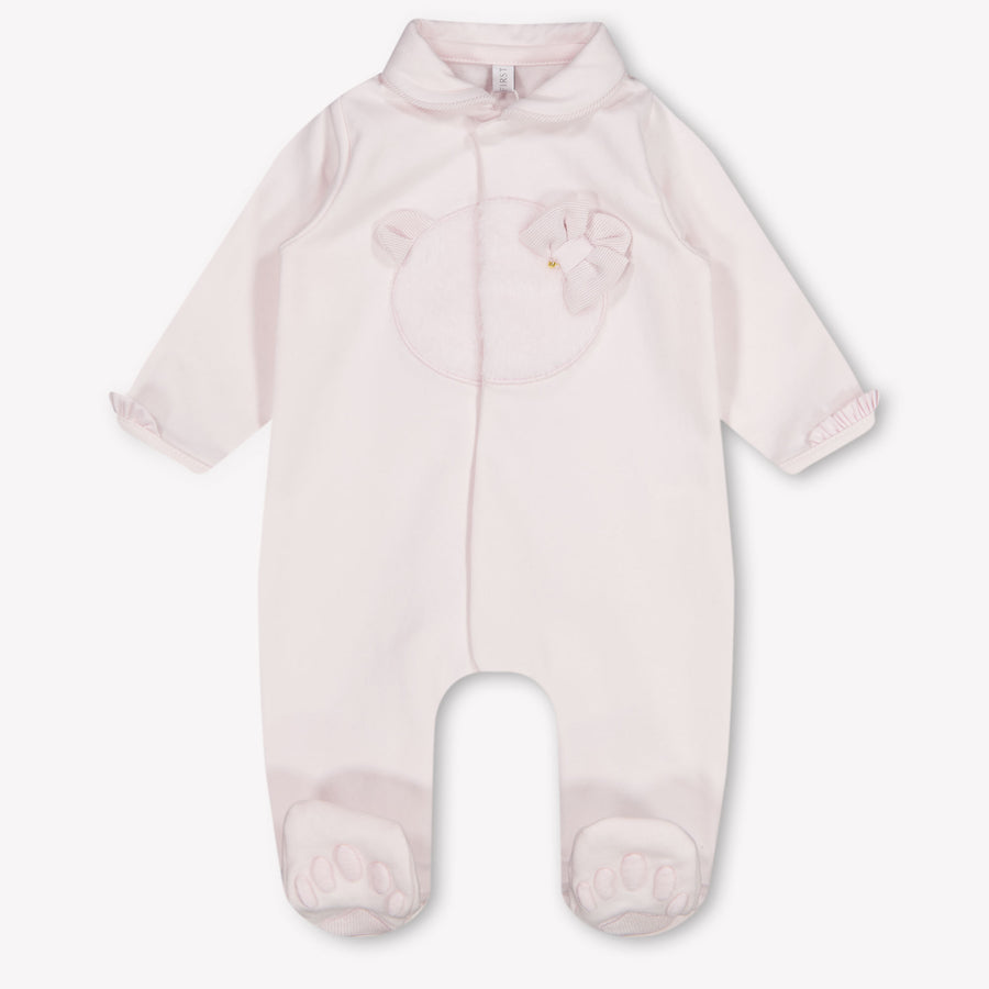 First Baby Meisjes Boxpakje In Licht Roze