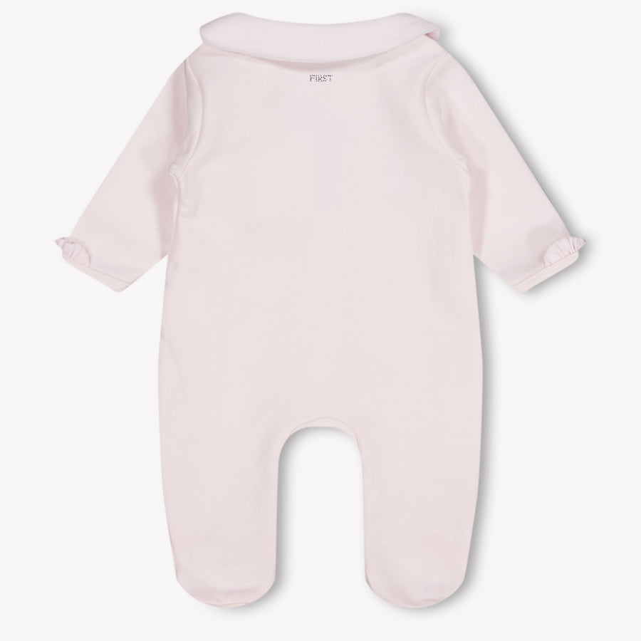First Baby Meisjes Boxpakje In Licht Roze